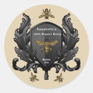 Herald Crown Honey Label Personalize