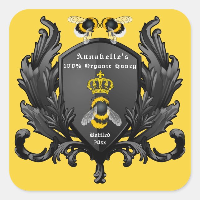 Herald Honey Label Personalize (Front)