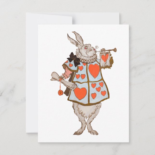 Herald Rabbit Note Card (Front)