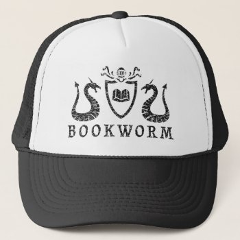 Heraldic Bookworm Hat by LVMENES at Zazzle