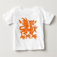 Heraldic Dragon 01 - Orange