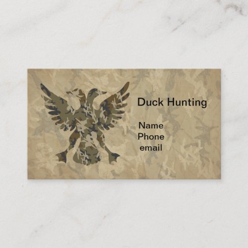 Heraldic Duck Business Card