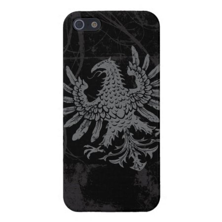 Heraldic Eagle Grunge Case For Iphone Se/5/5s