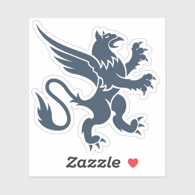 Heraldic Griffin  Sticker (Sheet)