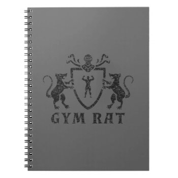 Heraldic Gym Rat Notebook by LVMENES at Zazzle