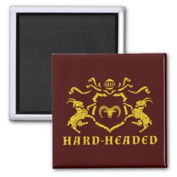 Heraldic Hard-headed Magnet by LVMENES at Zazzle