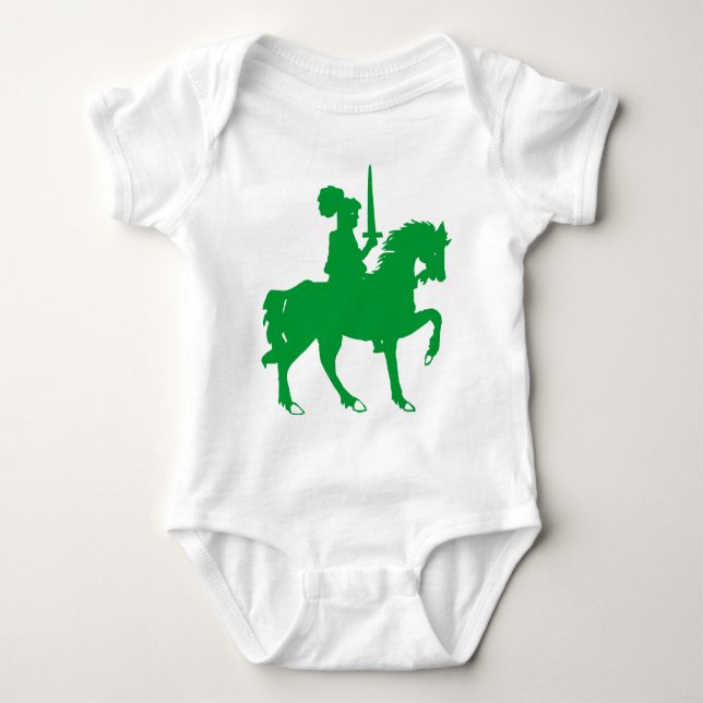 Heraldic Knight Baby Bodysuit (Front)