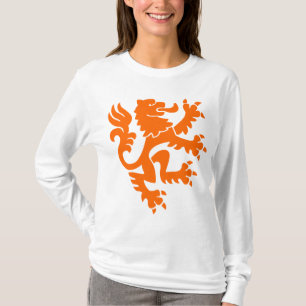 Heraldic Lion 01 - Orange T-Shirt