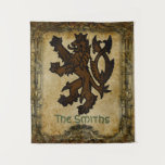 Heraldic Rampant Lion Custom Tapestry