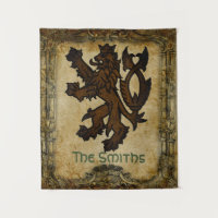 Heraldic Rampant Lion Custom