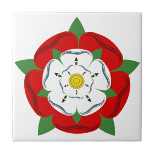 Heraldic Rose Ceramic Tile