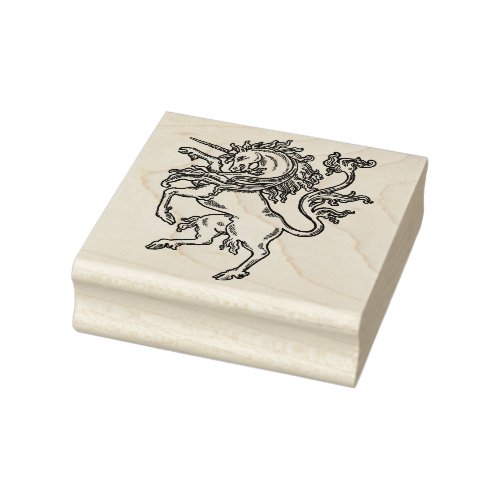 Heraldic Unicorn Stamp 25 x 25