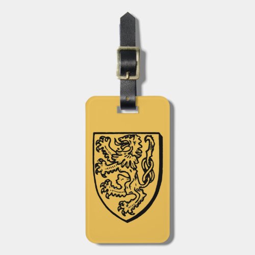 Heraldry Lion Luggage Tag