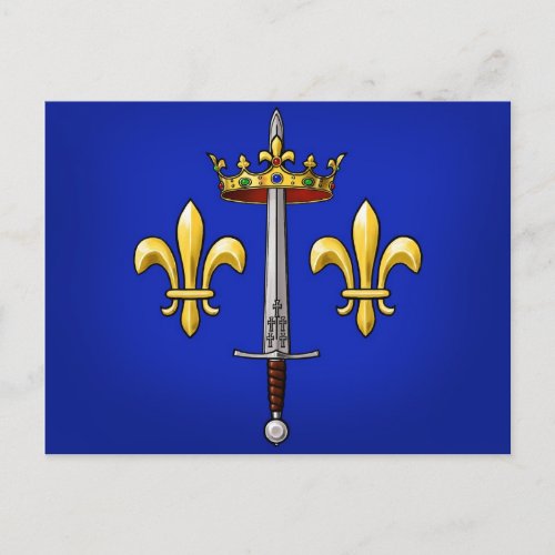 Heraldry of Joan of Arc Jeanne dArc Postcard