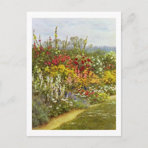 Herb and Flower Pathway Postcard