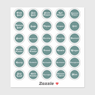 Herb and Spice Labels