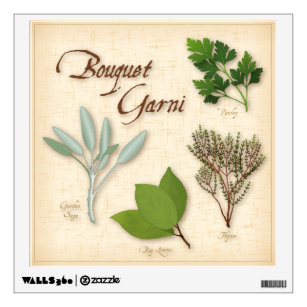 Herb Bouquet Wall Decal