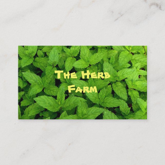 Herb Farm Business Card (Front)