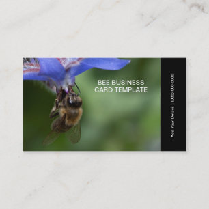 Herb Flowers Spring Photography Bee Business Card