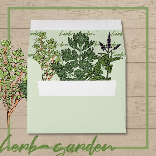 Herb Garden  Envelope