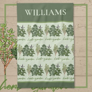 Herb Garden  Kitchen Towel