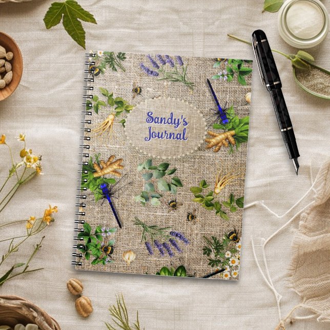Herb Garden Pattern Custom Summer Notebook (Creator Uploaded)