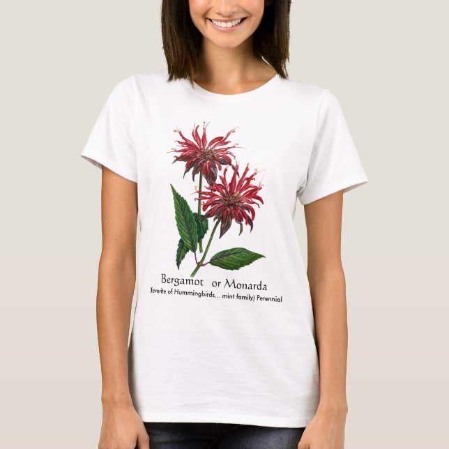 Herb Garden Series - Bergamot T-Shirt (Front)