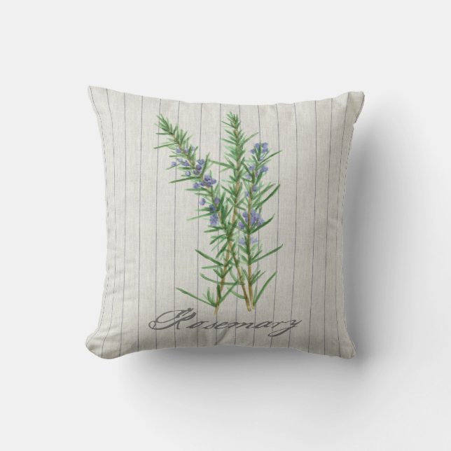 Herb Pillow - Rosemary (Front)