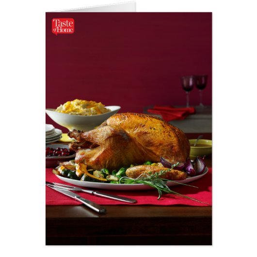 Herb Roasted Turkey Cards (Front)