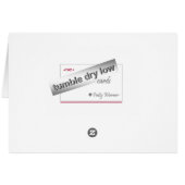 herb - rosemary card (Back Horizontal)