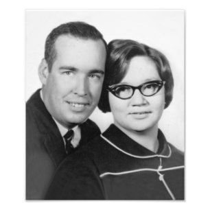Herb & Sue's 1967 Engagement Photo Print