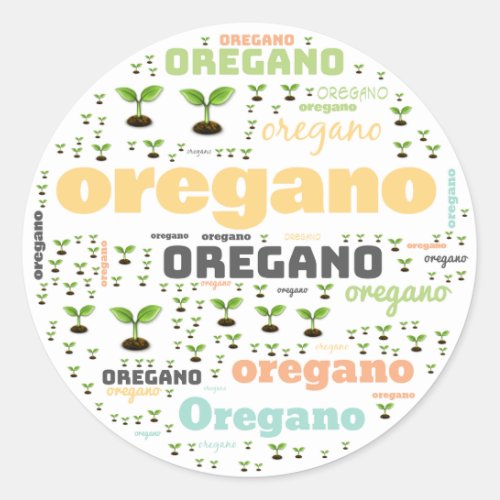 HERB WORD LABEL _ OREGANO