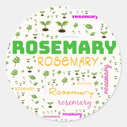 herb-word-label-rosemary-zazzle