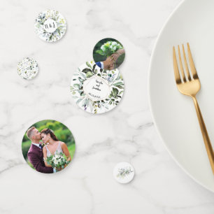 Herbal and Greenery Wedding Reception Confetti