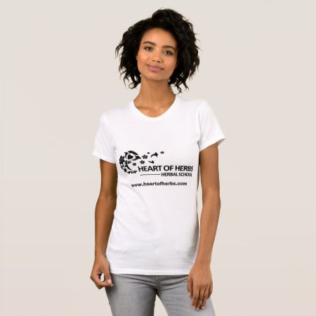 Herbal Education For Life- Heart Of Herbs Logo T T-shirt