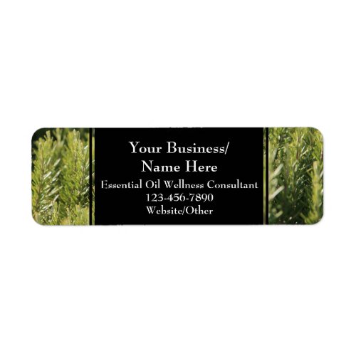 Herbal Essential Oil Business Bottle Contact Herb Label
