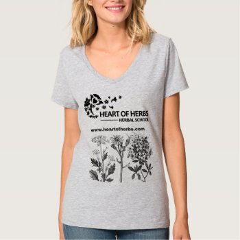 Herbal Football T-shirt by HeartofHerbsSchool at Zazzle