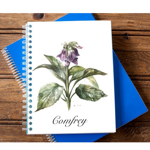 Herbal Life comfrey customizable Notebook