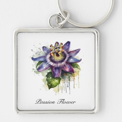 Herbal Life passion flower  Keychain
