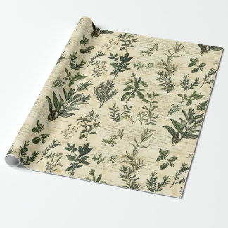 Herbal mix wrapping paper