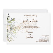 Herbal Nothing Fancy just Love Elopement