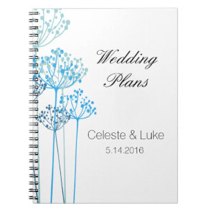 Herbal Rhapsody Wedding Plans Notebook