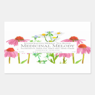 Herbal Tea Blend Medicinal Herb Farm Product Label