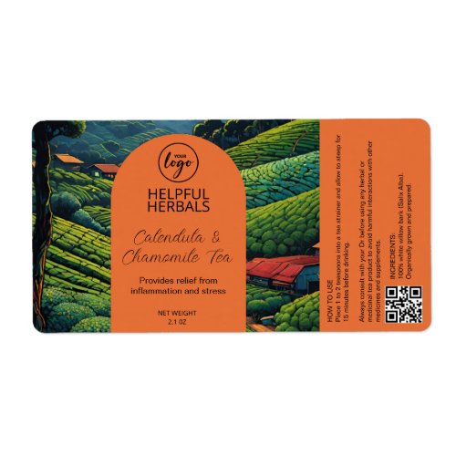 Herbal Tea Farm Labels
