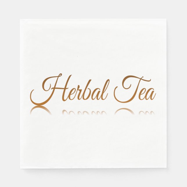 Herbal Tea Reflection Napkins (Front)