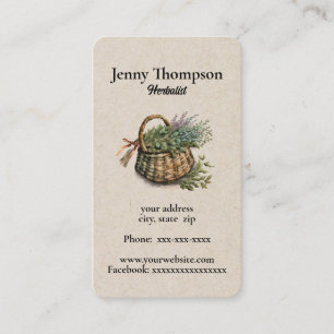 Herbalist Business Card