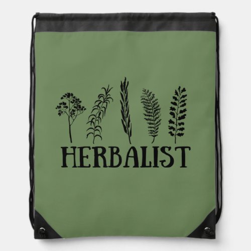 herbalist drawstring bag