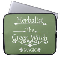 Herbalist green witch magic natural medicine