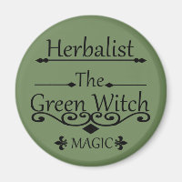 Herbalist green witch magic natural medicine