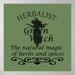 herbalist the green witch poster